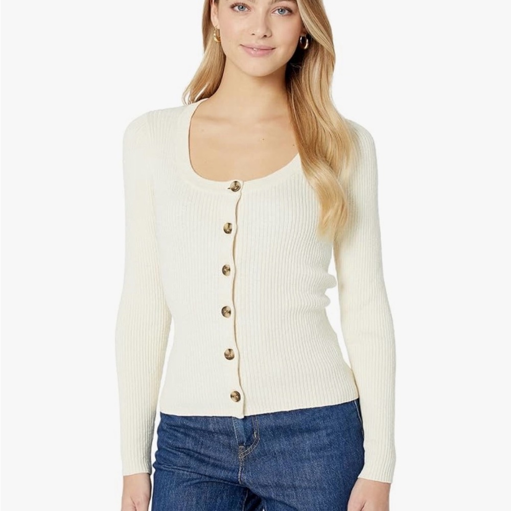 Madewell Scoop Neck Cardigan Sweater
